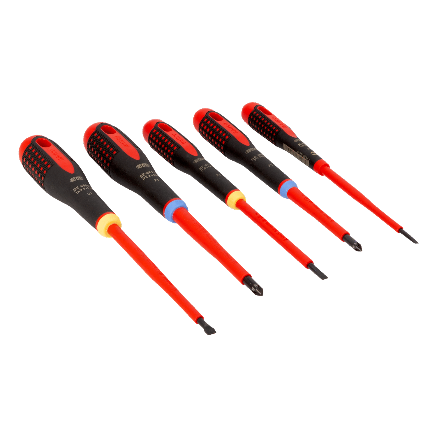 BAHCO BE-9882S VDE Insulated Slotted and Pozidriv Screwdriver Set - Premium Screwdriver Set from BAHCO - Shop now at Yew Aik.