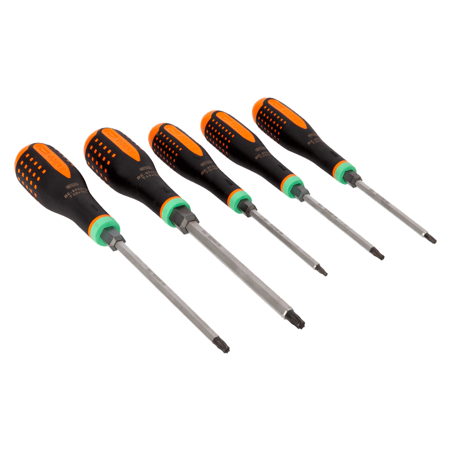 BAHCO BE-9885TB ERGO Through Blade TORX Screwdriver Set - 5 Pcs - Premium TORX Screwdriver Set from BAHCO - Shop now at Yew Aik.