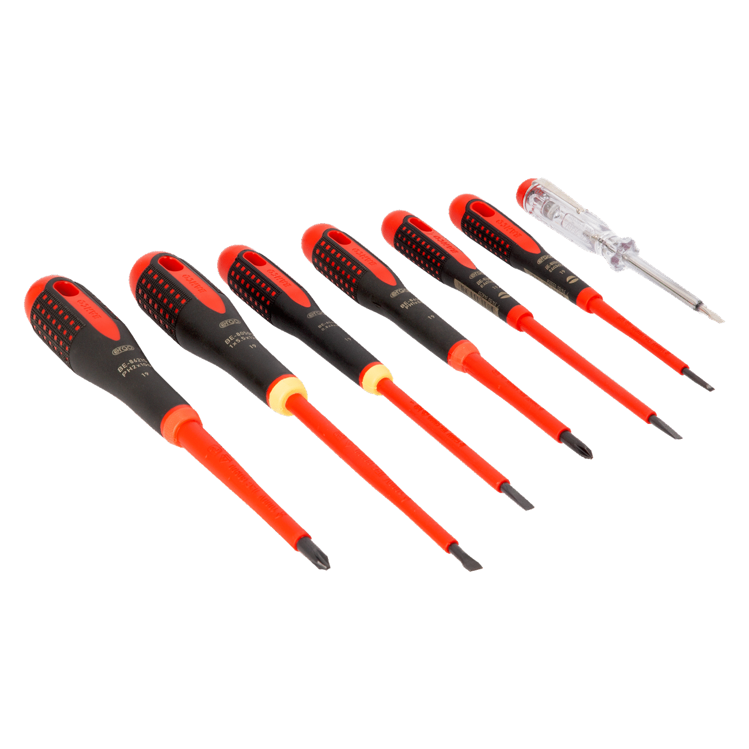 BAHCO BE-9887S VDE Insulated Slotted and Phillips Screwdriver Set - Premium Screwdriver Set from BAHCO - Shop now at Yew Aik.