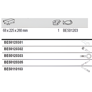 BAHCO BE501203 Engine Timing kit 1.6-1.9-2.0-2.4 diesel - Premium Engine Timing Kit from BAHCO - Shop now at Yew Aik.