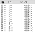 BAHCO BE5049T_HL 10mm Drive Tamper Torx Bit Head Screws - Premium 10mm Drive Tamper Torx Bit from BAHCO - Shop now at Yew Aik.