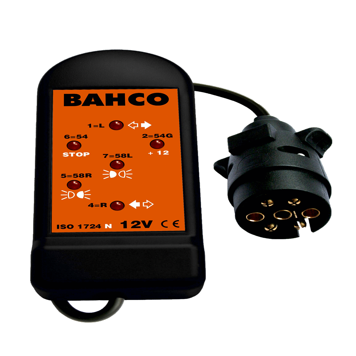 BAHCO BELT127 Socket Plug Tester 7 Pin 12V (BAHCO Tools) - Premium Socket Plug Tester from BAHCO - Shop now at Yew Aik.