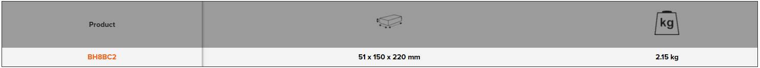 BAHCO BH8BC2 Body Clamp 51 x 150 x 220 mm - Premium Body Clamp from BAHCO - Shop now at Yew Aik.