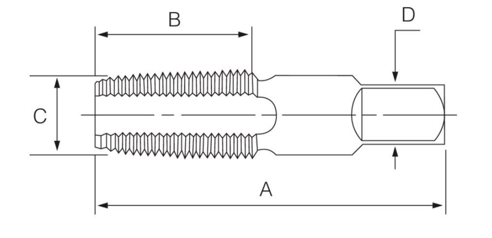 BAHCO BOD10XT Oil Plug Thread Slightly Oversize For Tapping - Premium Oil Plug Thread from BAHCO - Shop now at Yew Aik.