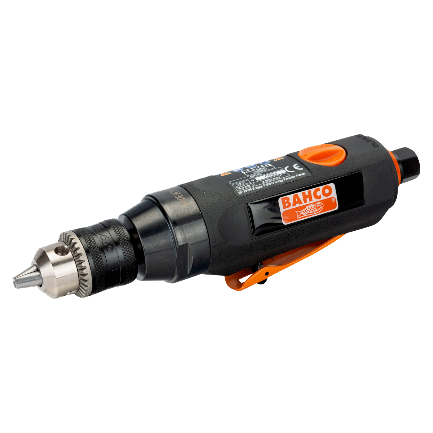 BAHCO BP118 1/4" Low Speed Air Grinder with Keyed Chuck - Premium 1/4" Low Speed Air Grinder from BAHCO - Shop now at Yew Aik.