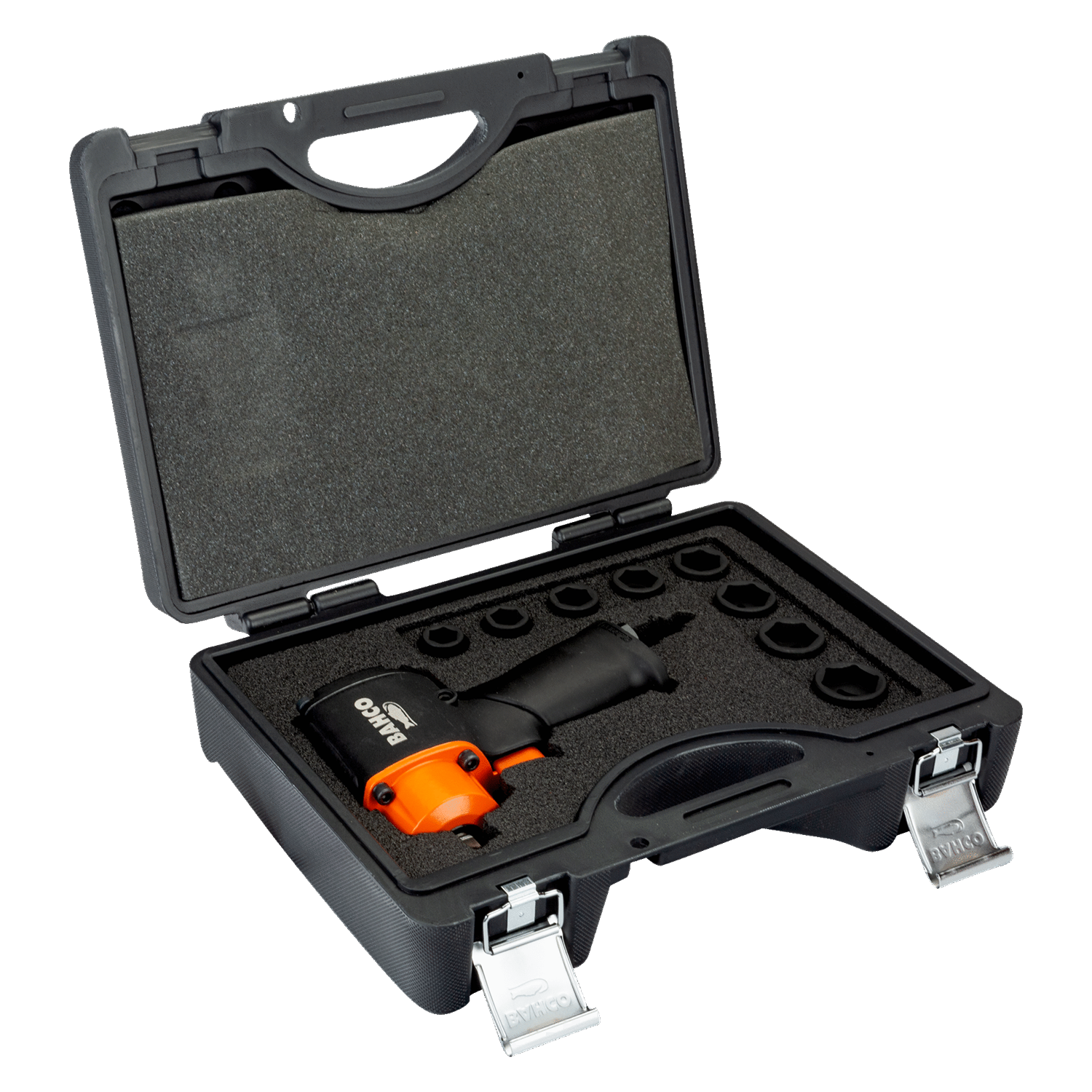 BAHCO BPC813K1 1/2" Micro Impact Wrench Set, Ultra Short Sockets - Premium 1/2" Micro Impact Wrench Set from BAHCO - Shop now at Yew Aik.