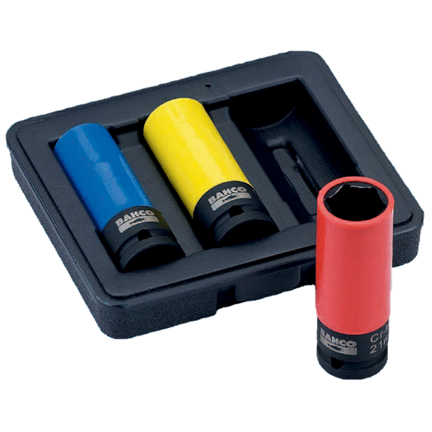 BAHCO BWSS12P3 17, 19 and 21 mm Impact Wheel Socket Set - Premium Impact Wheel Socket Set from BAHCO - Shop now at Yew Aik.