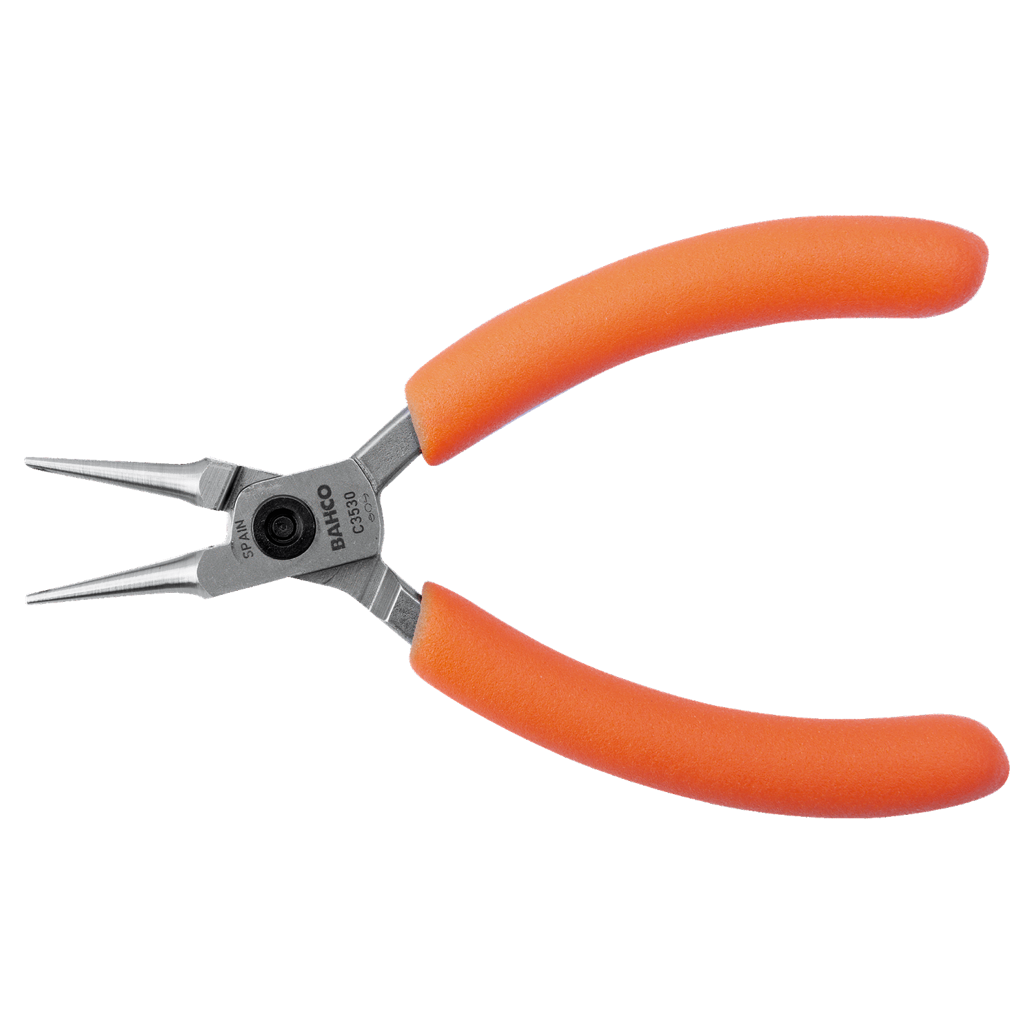 BAHCO C3530 Compact Round Nose Gripping Plier Orange PVC Handle - Premium Gripping Plier from BAHCO - Shop now at Yew Aik.