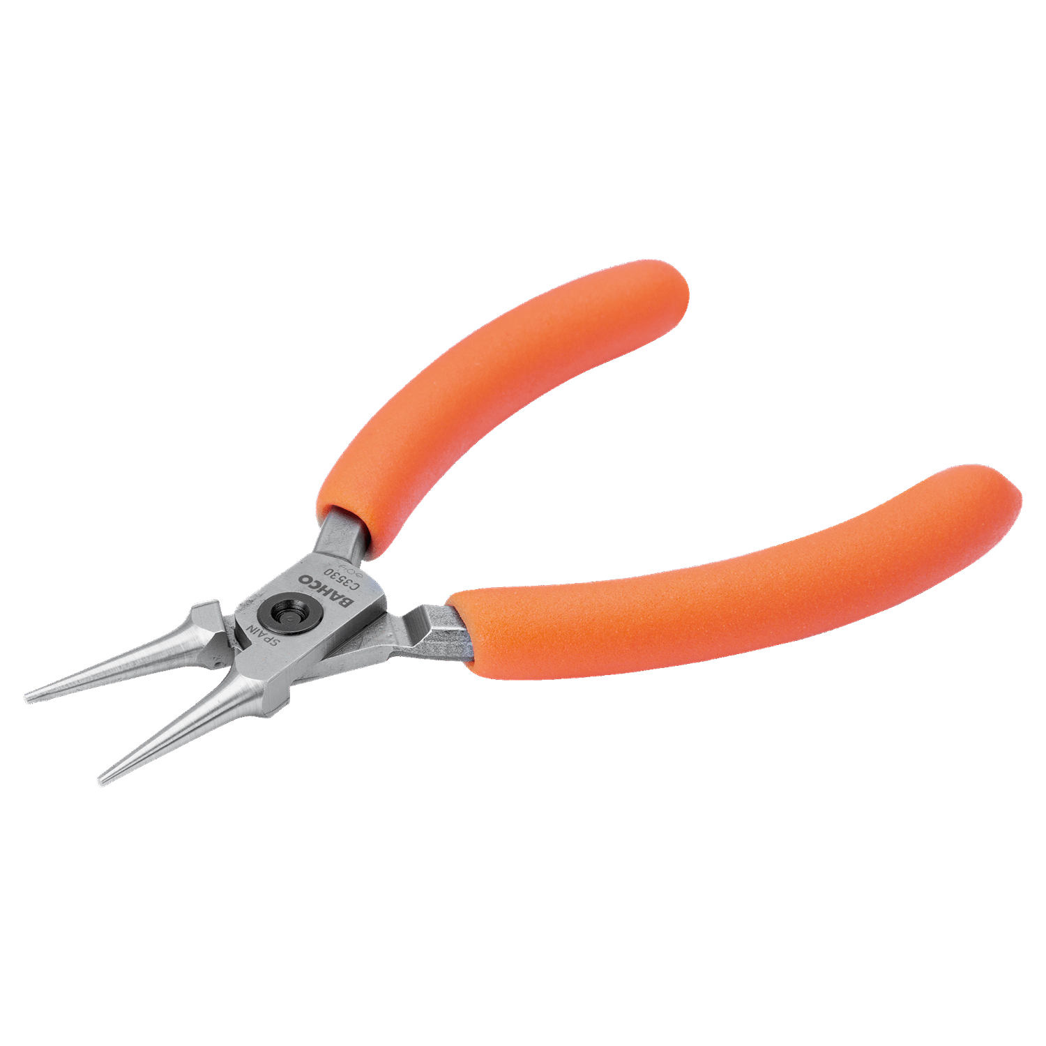 BAHCO C3530 Compact Round Nose Gripping Plier Orange PVC Handle - Premium Gripping Plier from BAHCO - Shop now at Yew Aik.