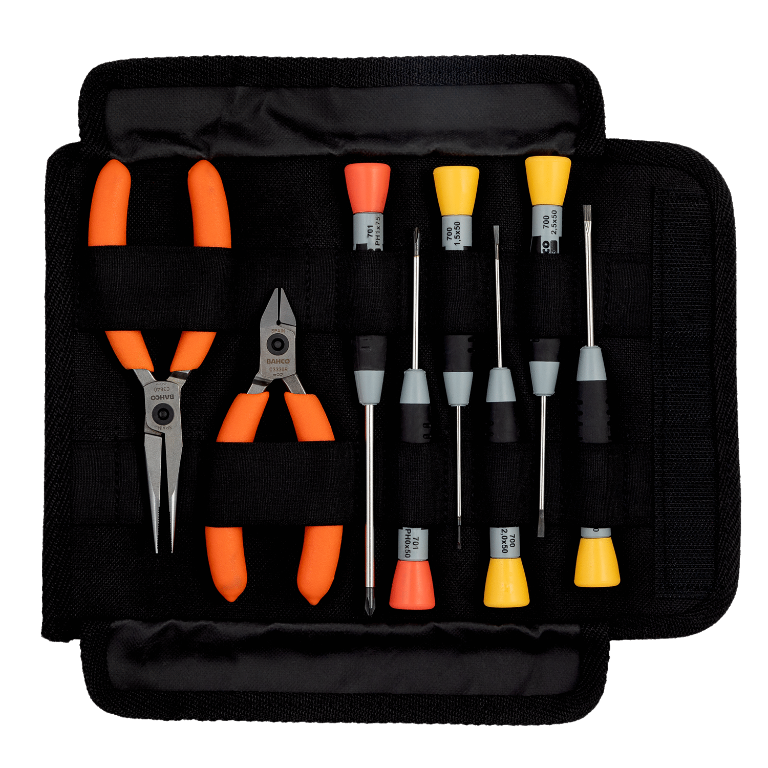 BAHCO C3903/2-6 Compact Plier Set and Screwdrivers Set - 8 Pcs - Premium Plier Set from BAHCO - Shop now at Yew Aik.