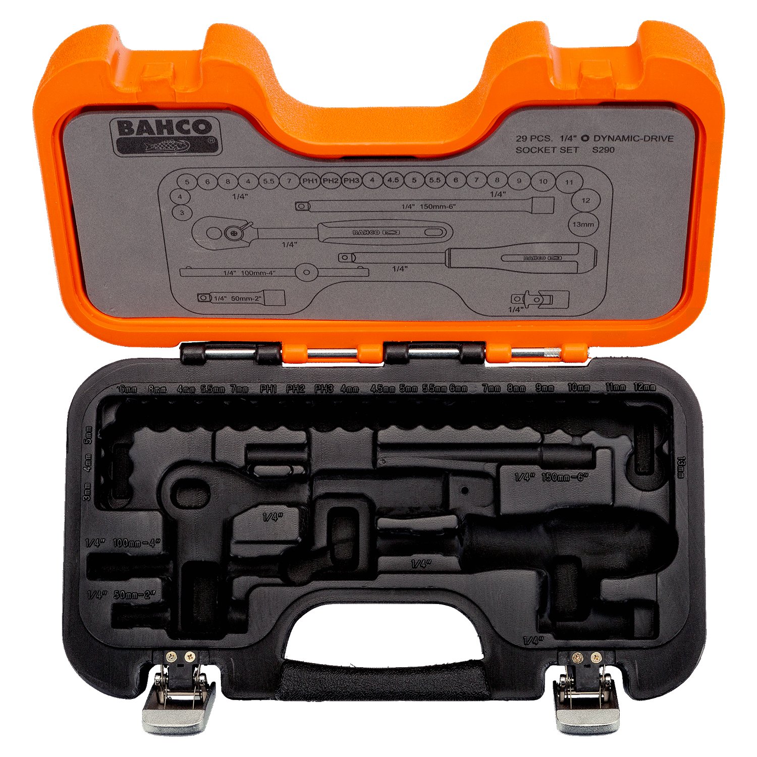 BAHCO -CASE Tool Empty Case with Divider Socket Set (BAHCO Tools) - Premium Tool Empty Case from BAHCO - Shop now at Yew Aik.