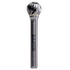 BAHCO D-I Tungsten Carbide Rotary Burr Spherical For Inox - Premium Carbide Rotary Burr from BAHCO - Shop now at Yew Aik.