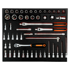 BAHCO FF1A130 Fit&Go 3/3 Foam Socket and Screwdriver Bit Set 53Pc - Premium Socket and Screwdriver Bit Set from BAHCO - Shop now at Yew Aik.