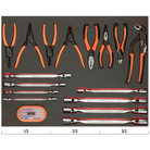 BAHCO FF1A141 Fit&Go 3/3 Foam Inlay Mixed Pliers Set - 46 Pcs - Premium Pliers Set from BAHCO - Shop now at Yew Aik.