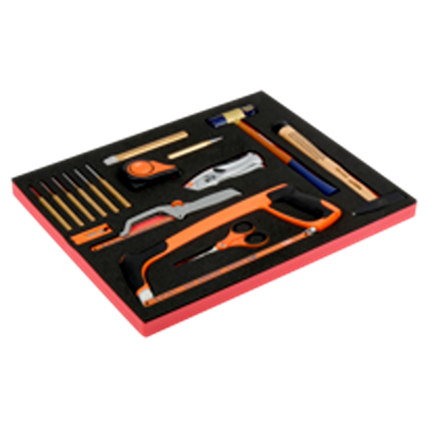 BAHCO FF1A143 Fit&Go 3/3Foam Inlay Striking and Cutting Tool set - Premium Striking and Cutting Tool Set from BAHCO - Shop now at Yew Aik.
