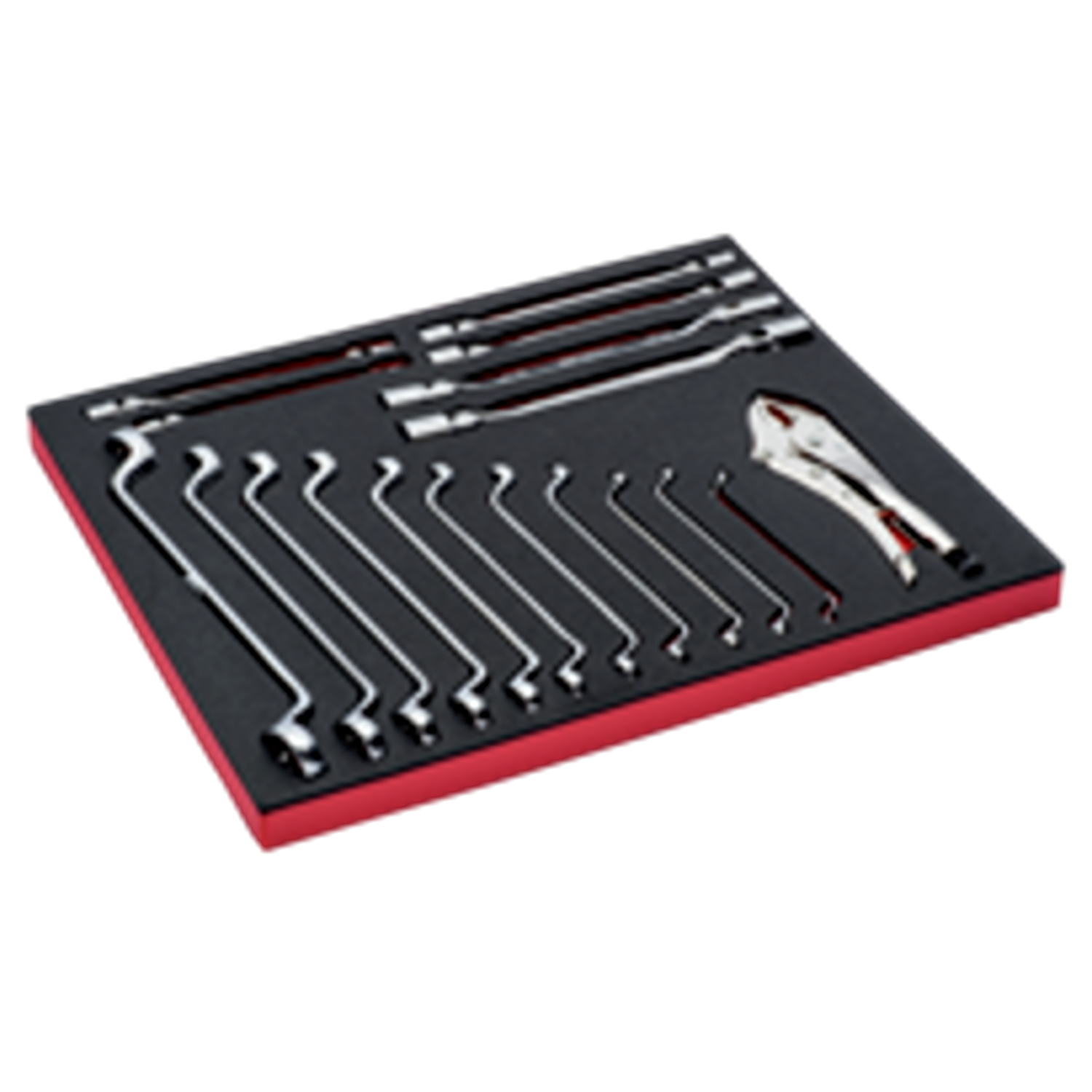 BAHCO FF1A20 Fit&Go 3/3 Foam Inlay Double Ring End/Ratchet Set - Premium Ratchet Set from BAHCO - Shop now at Yew Aik.