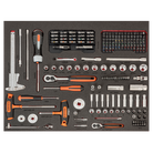 BAHCO FF1A207LM Fit&Go 3/3 Foam Laser Marked Inlay & Socket Set - Premium Socket Set from BAHCO - Shop now at Yew Aik.