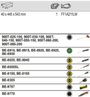 BAHCO FF1A211LM Fit&Go 3/3 Foam Laser Marked ERGO Screwdrivers - Premium Screwdrivers from BAHCO - Shop now at Yew Aik.