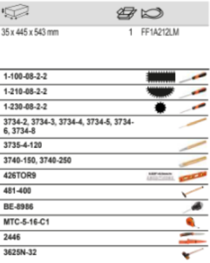 BAHCO FF1A212LM Fit&Go 3/3 Foam Laser Marked ERGO™ Screwdrivers - Premium Screwdrivers from BAHCO - Shop now at Yew Aik.