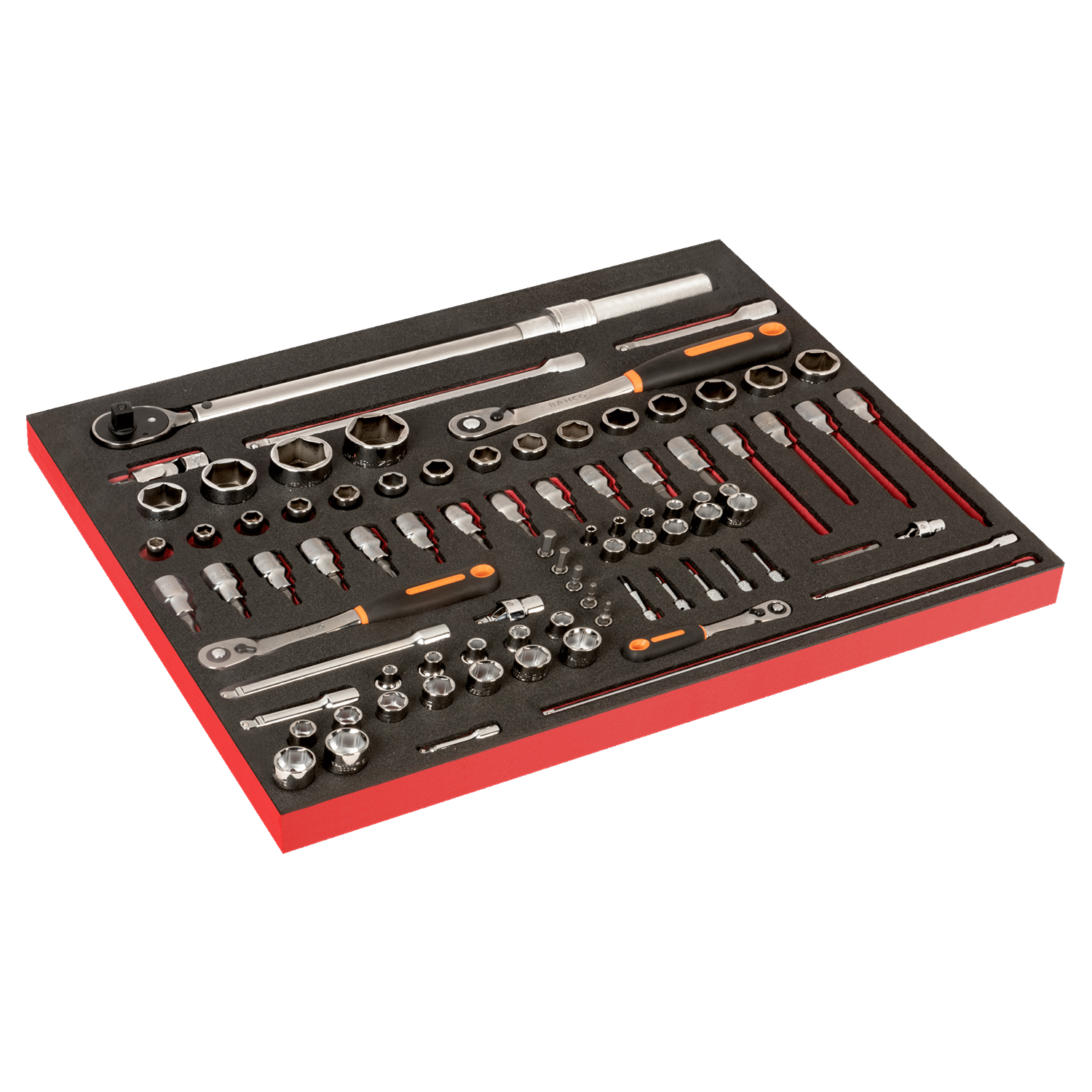 BAHCO FF1A213 Fit&Go 3/3 Foam Inlay Socket Set & Torque Wrench - Premium Socket Set from BAHCO - Shop now at Yew Aik.