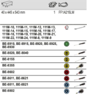 BAHCO FF1A215LM Fit&Go 3/3 Foam Laser Marked ERGO™ Screwdrivers - Premium Screwdrivers from BAHCO - Shop now at Yew Aik.