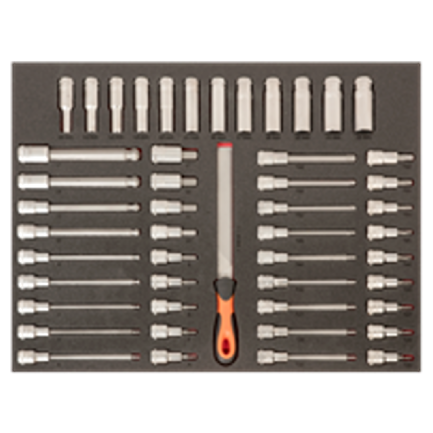 BAHCO FF1A219LM Fit&Go 3/3 Foam Socket and Screwdriver Bit Set - Premium Socket and Screwdriver Bit Set from BAHCO - Shop now at Yew Aik.