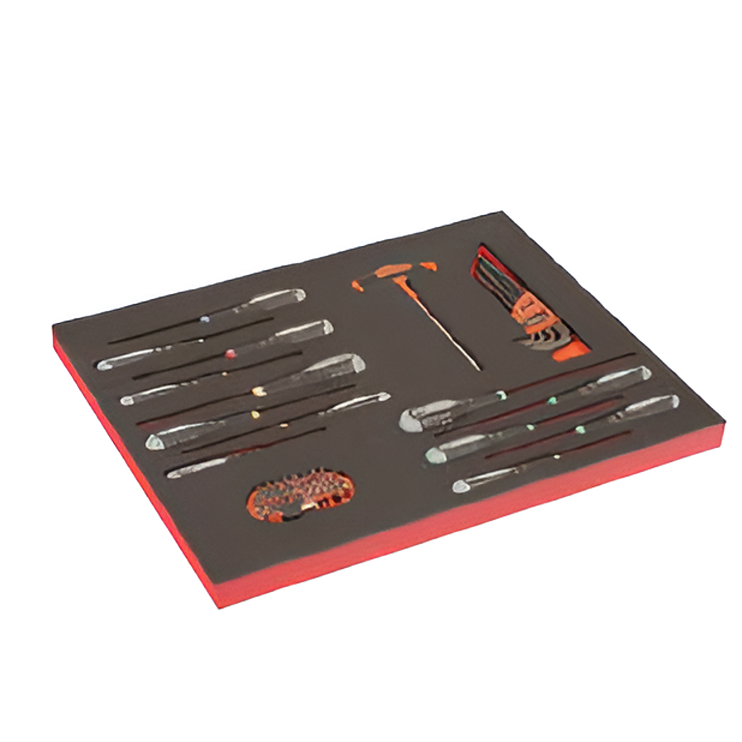 BAHCO FF1A40 Fit&Go 3/3 Foam Inlay Screwdriver/Bit/ Socket Set - Premium Socket Set from BAHCO - Shop now at Yew Aik.