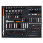 BAHCO FF1A5003 Fit&Go 3/3 Foam Socket and Combination Wrench Set - Premium Socket and Combination Wrench Set from BAHCO - Shop now at Yew Aik.