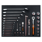 BAHCO FF1A5004 Fit&Go 3/3 Foam Inlay Wrench/Socket Set - 38 Pcs - Premium Wrench/Socket Set from BAHCO - Shop now at Yew Aik.
