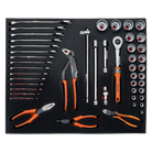 BAHCO FF1A5019 Fit&Go 3/3 Foam Inlay Wrench/Pliers/ Socket Set - Premium Socket Set from BAHCO - Shop now at Yew Aik.
