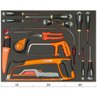 BAHCO FF1A5021 Fit&Go 3/3 Foam Screwdriver and Cutting Tool Set - Premium Screwdriver and Cutting Tool Set from BAHCO - Shop now at Yew Aik.