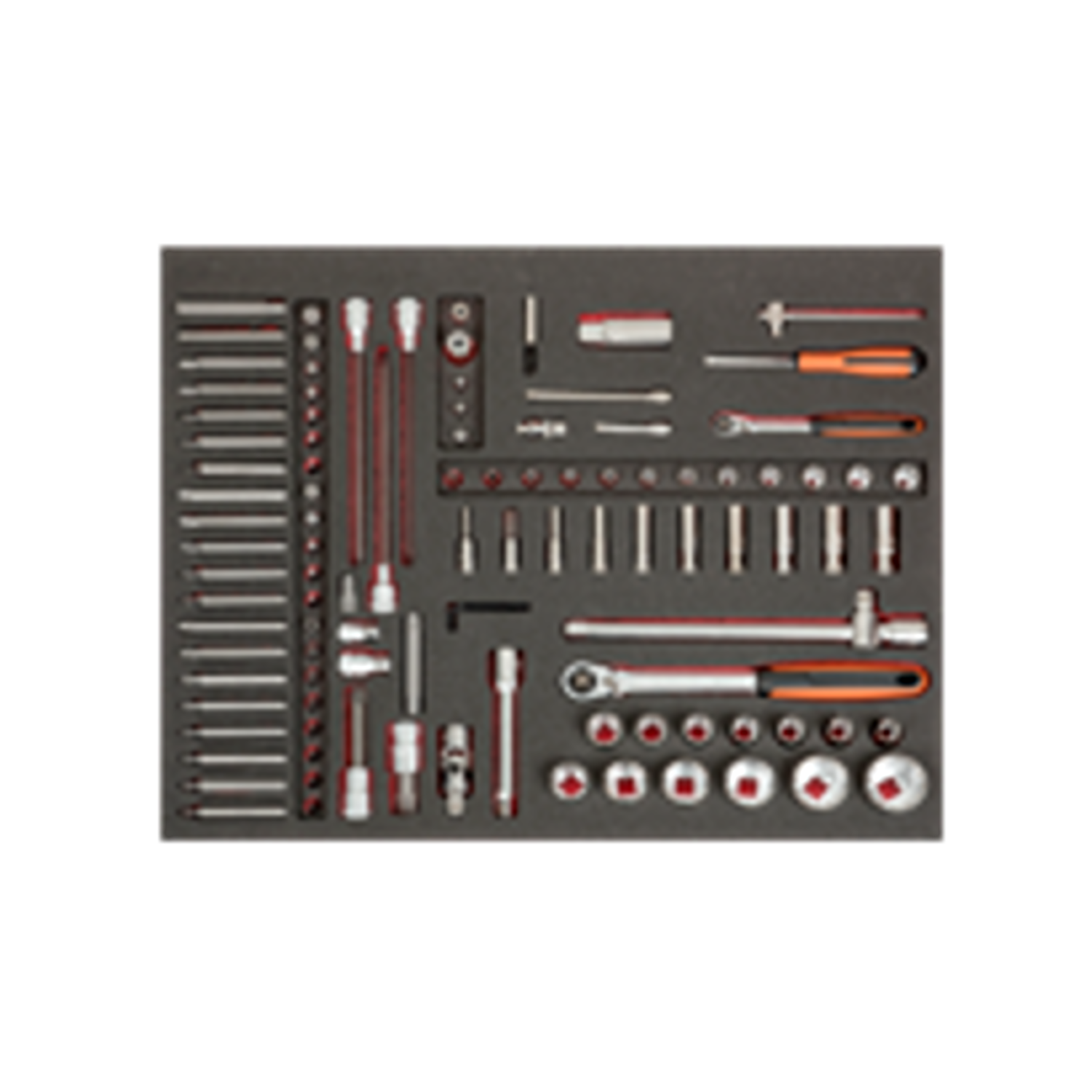 BAHCO FF1A70 Fit&Go 3/3 Foam Inlay Bit Set & Clamping Tip Set - Premium Clamping Tip Set from BAHCO - Shop now at Yew Aik.