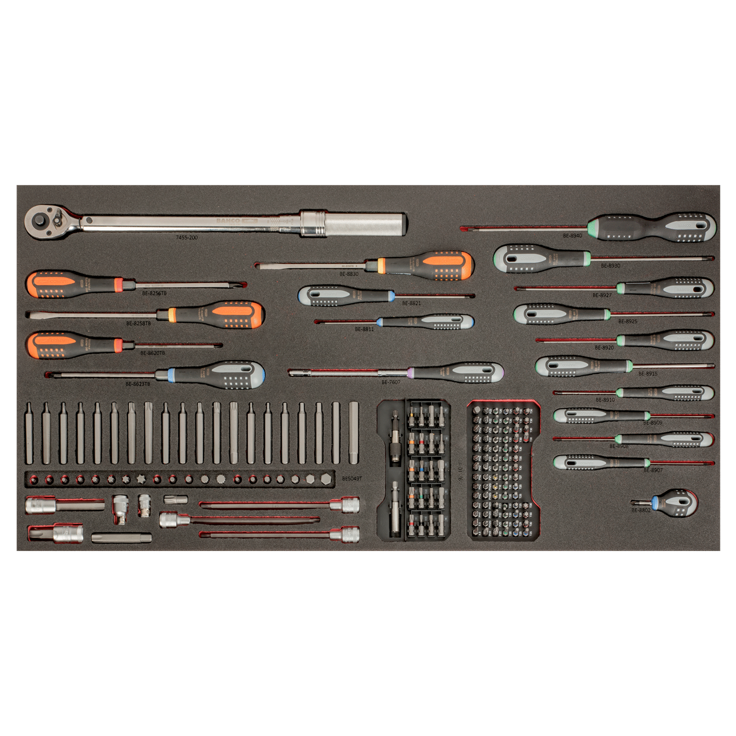 BAHCO FF1B07LM Foam Inlay for 40” Trolley ERGO™ Screwdrivers - Premium Screwdrivers from BAHCO - Shop now at Yew Aik.