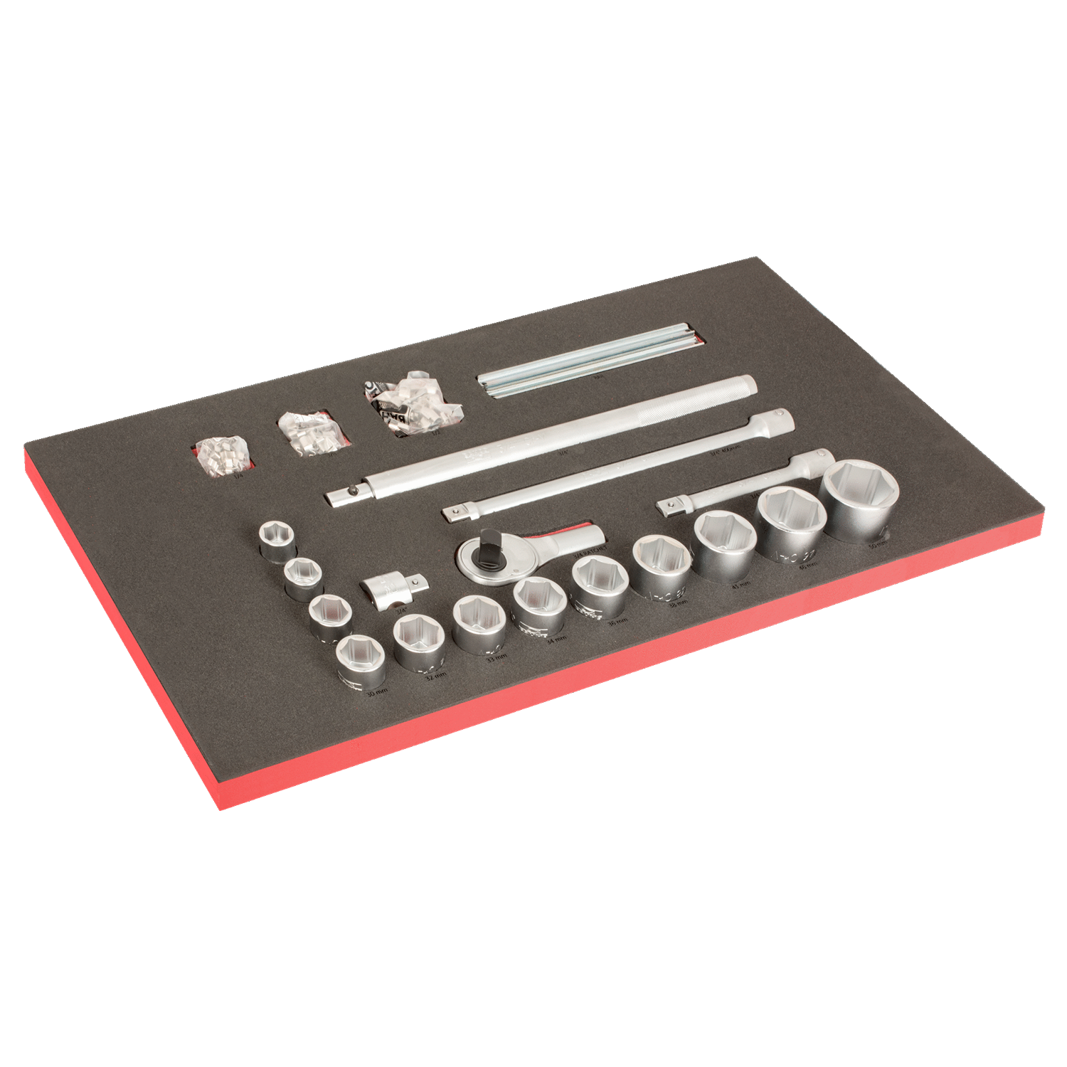 BAHCO FF1B11LM Foam Inlay for 40 Trolley Metal Clips Socket Set - Premium Socket Set from BAHCO - Shop now at Yew Aik.