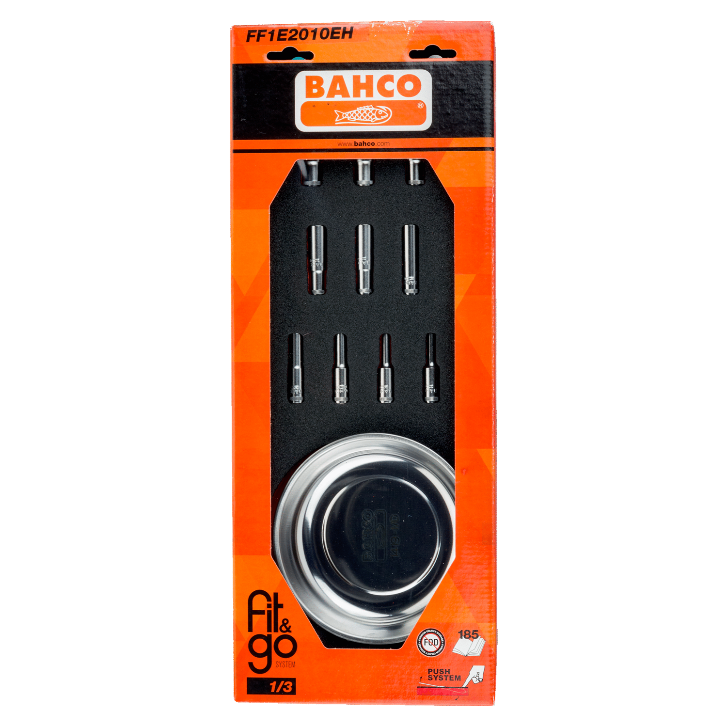 BAHCO FF1E2010EH Fit&Go 1/3 Foam Inlay 1/4” Deep Socket Set - Premium SOCKET SET from BAHCO - Shop now at Yew Aik.