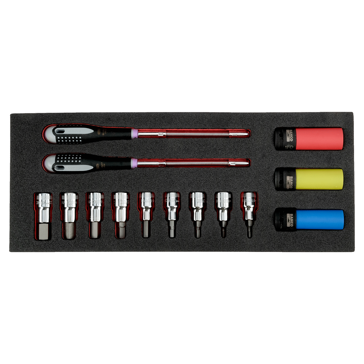 BAHCO FF1E2210 Fit&Go 1/2" Screwdriver Bit and Impact Socket Set - Premium 1/2" Screwdriver Bit and Impact Socket Set from BAHCO - Shop now at Yew Aik.