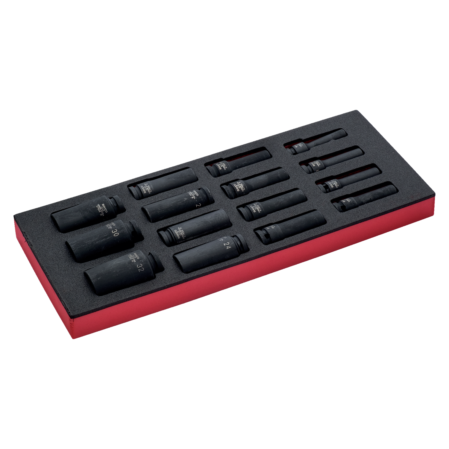 BAHCO FF1E2213 Fit&Go 1/3 Foam Inlay 1/2” Power Deep Socket Set - Premium SOCKET SET from BAHCO - Shop now at Yew Aik.