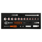 BAHCO FF1E2504EH Fit&Go 1/3 Foam Inlay 1/4” & 3/8” Socket Set - Premium SOCKET SET from BAHCO - Shop now at Yew Aik.