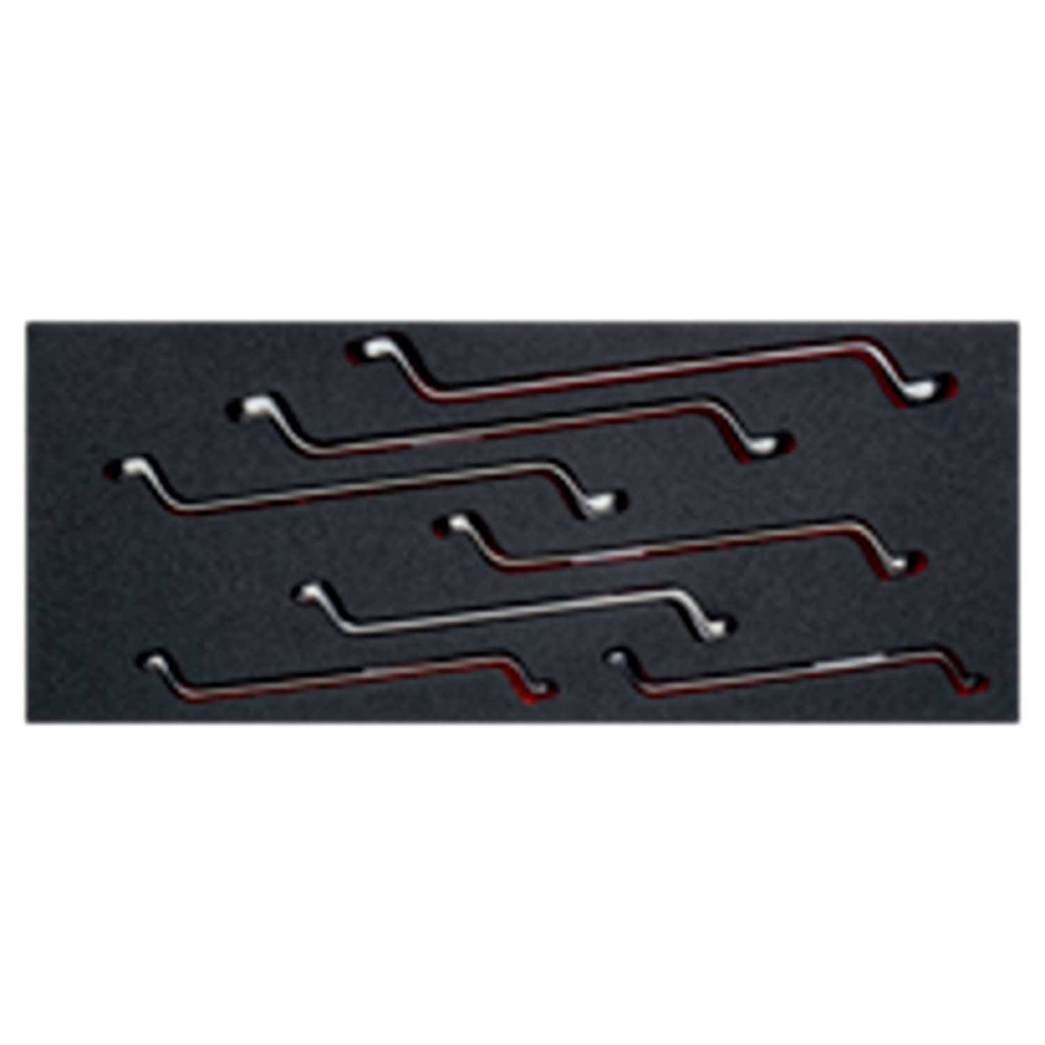 BAHCO FF1E3007 1/3Foam Inlay Double Open Ring Assorted Wrench Set - Premium Assorted Wrench Set from BAHCO - Shop now at Yew Aik.