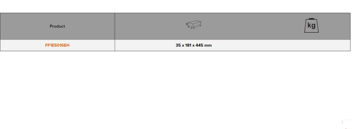 BAHCO FF1E5016EH 1/3 Empty Foam with Cavities and Hanger - Premium Empty Foam from BAHCO - Shop now at Yew Aik.