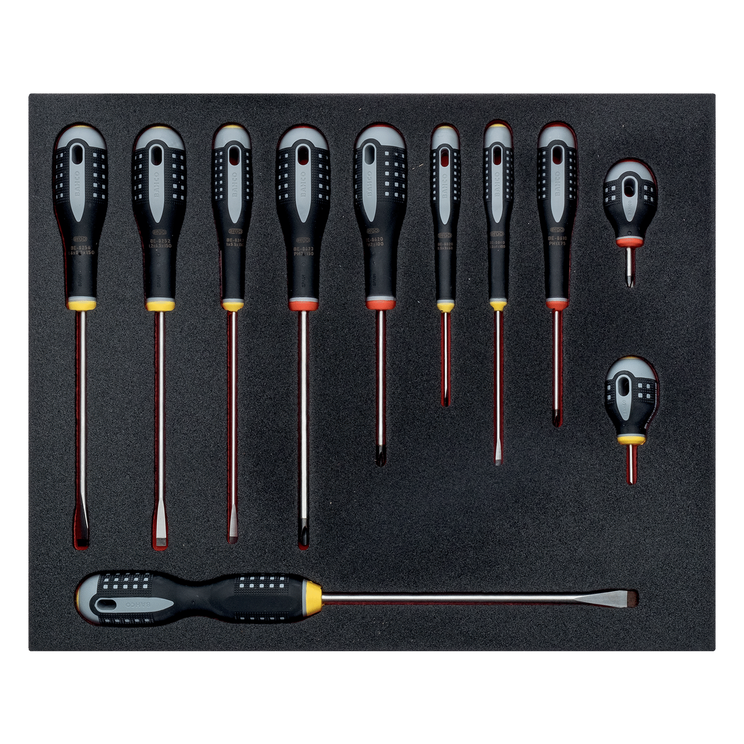 BAHCO FF1F1002 Fit&Go 2/3 Foam Inlay Phillips Screwdriver Set - Premium Screwdriver Set from BAHCO - Shop now at Yew Aik.