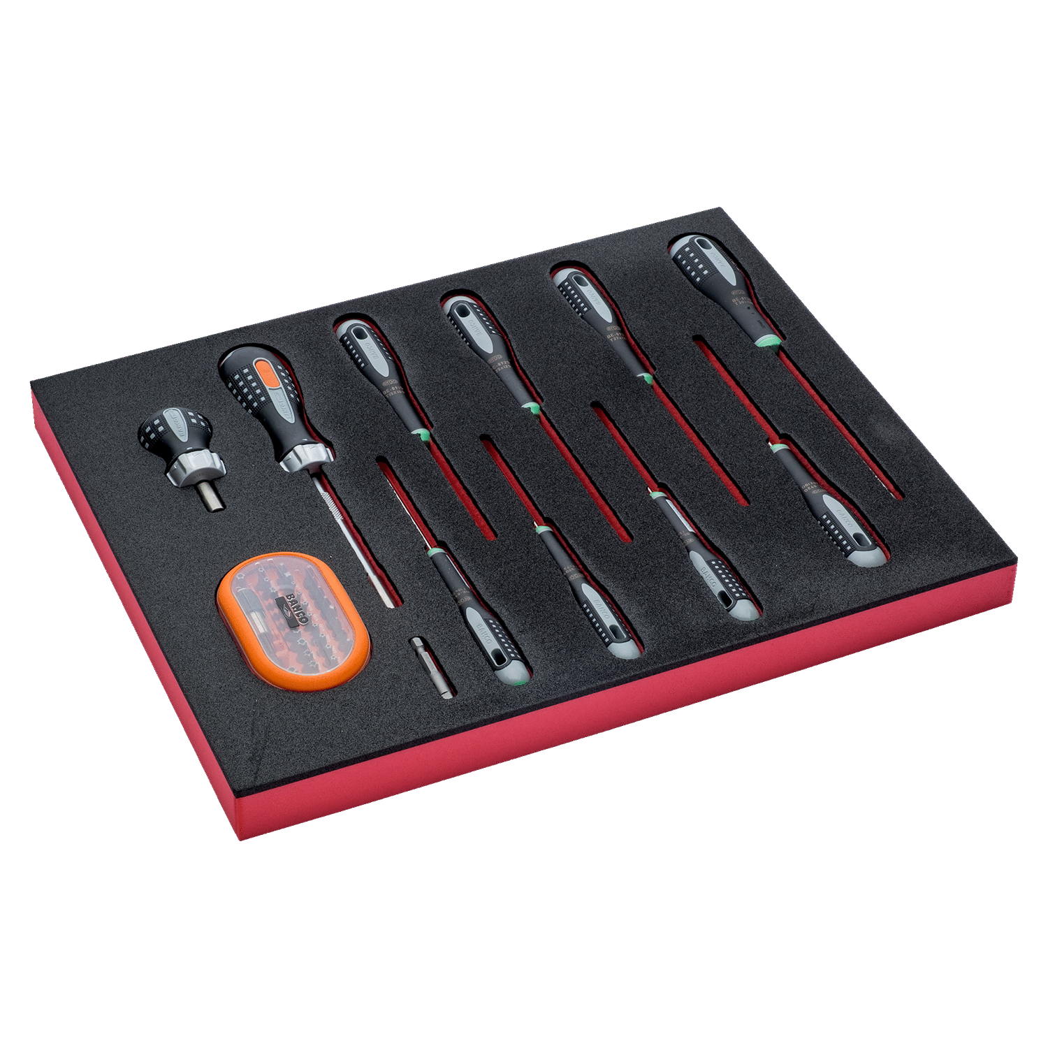 BAHCO FF1F1005 Fit&Go 2/3 Foam Inlay TORX®/Bit Screwdriver Set - Premium Screwdriver Set from BAHCO - Shop now at Yew Aik.