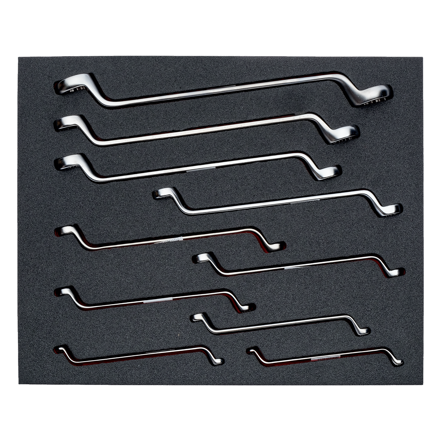 BAHCO FF1F3007 Fit&Go 2/3 Foam Inlay Double Open Ring Wrench Set - Premium Ring Wrench Set from BAHCO - Shop now at Yew Aik.