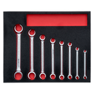 BAHCO FF1F3009 Fit&Go 2/3 Foam Inlay Flare Nut Wrench Set - 8 Pcs - Premium Flare Nut Wrench Set from BAHCO - Shop now at Yew Aik.