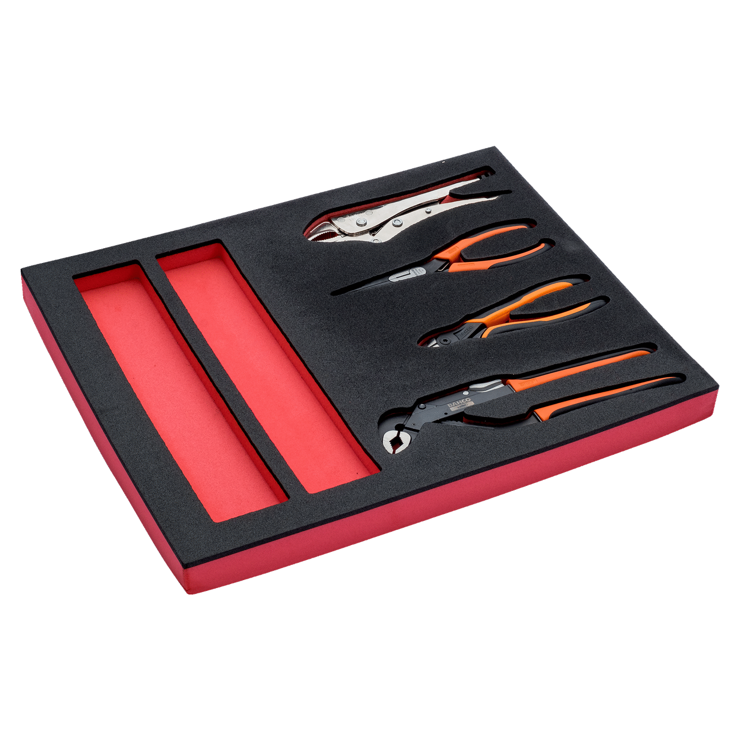 BAHCO FF1F4003 Fit&Go 2/3 Foam Inlay Pliers Set - 4 Pcs - Premium Pliers Set from BAHCO - Shop now at Yew Aik.