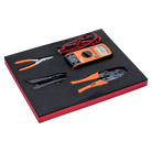 BAHCO FF1F5006 Fit&Go 2/3 Foam Inlay Pliers/Multimeter Set-4Pcs - Premium Multimeter Set from BAHCO - Shop now at Yew Aik.