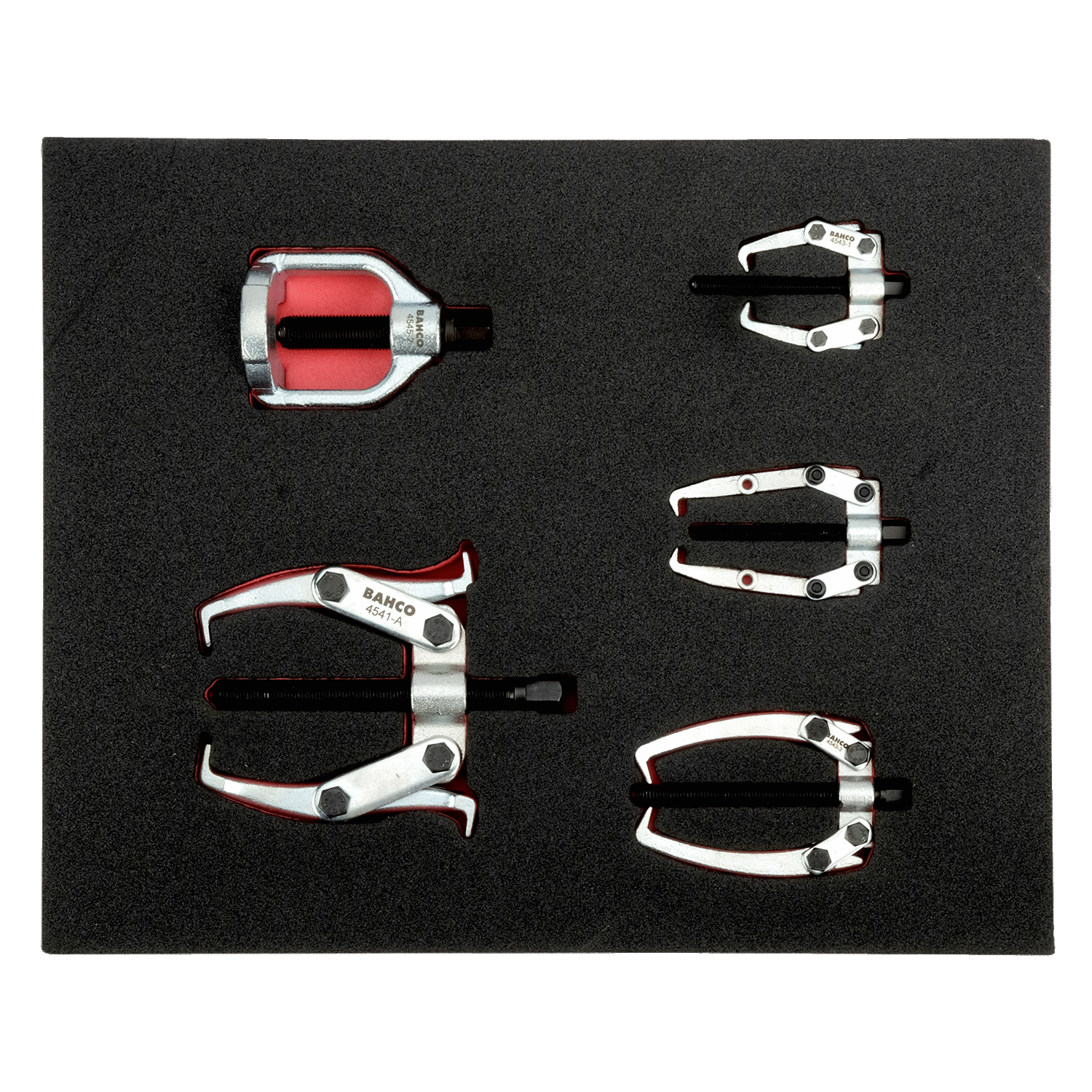 BAHCO FF1F5007 Fit&Go 2/3 Foam Inlay Puller Set - 5 Pcs - Premium Foam Inlay Puller Set from BAHCO - Shop now at Yew Aik.