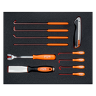 BAHCO FF1F5008 Fit&Go 2/3 Foam Inlay Knife/Awl/Hook Set - 11 Pcs - Premium Knife/Awl/Hook Set from BAHCO - Shop now at Yew Aik.