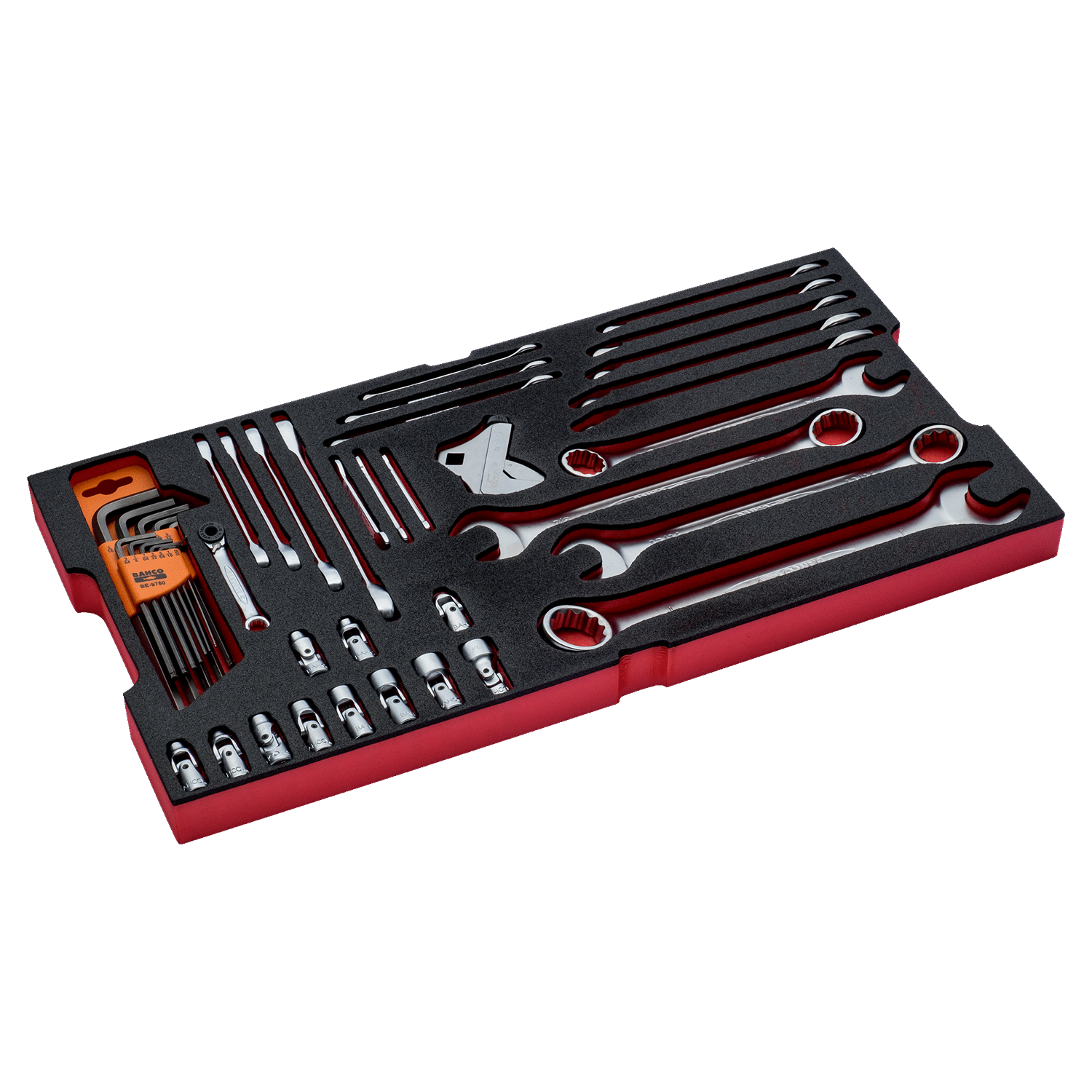 BAHCO FF2B03 Foam Inlay Socket and Wrench Set for Rigid Case - Premium Socket and Wrench Set from BAHCO - Shop now at Yew Aik.