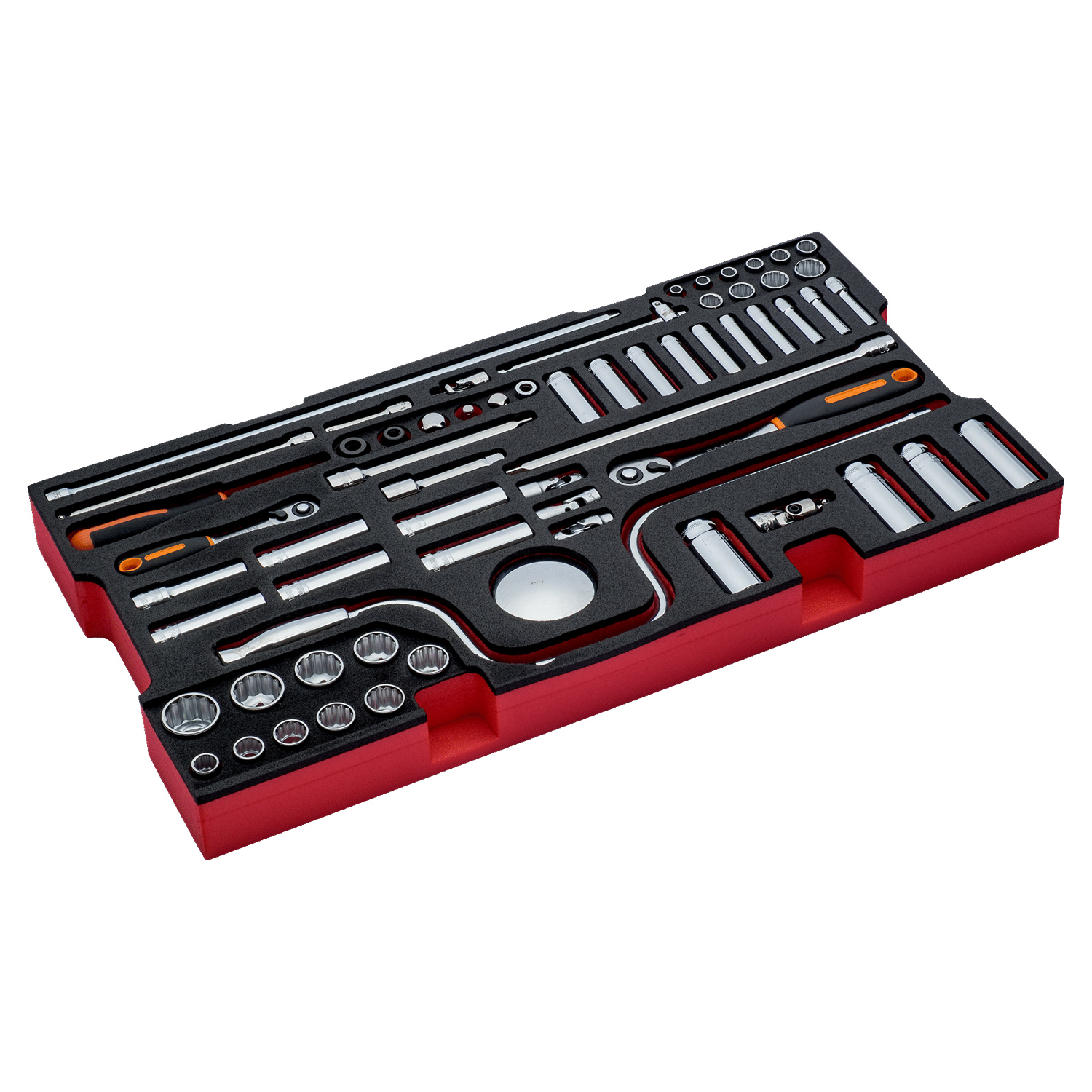 BAHCO FF2B07 Foam Inlay Socket and Wrench Set for Rigid Case - Premium Socket and Wrench Set from BAHCO - Shop now at Yew Aik.